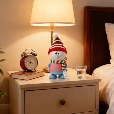 Снеговик Рождественский Ночник USB Зарядка Рождественская Лампа Снеговик 3 Режима Декоративная Лампа для Спальни Детской Комнаты Детей