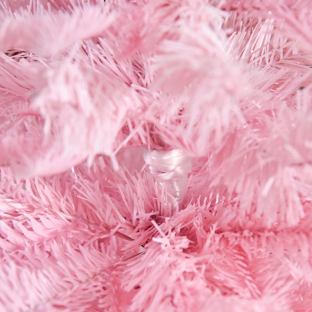 4FT Artificial Christmas Tree Holiday Xmas Holiday Tree Decoration with Automatic Open for Home Party, Pink