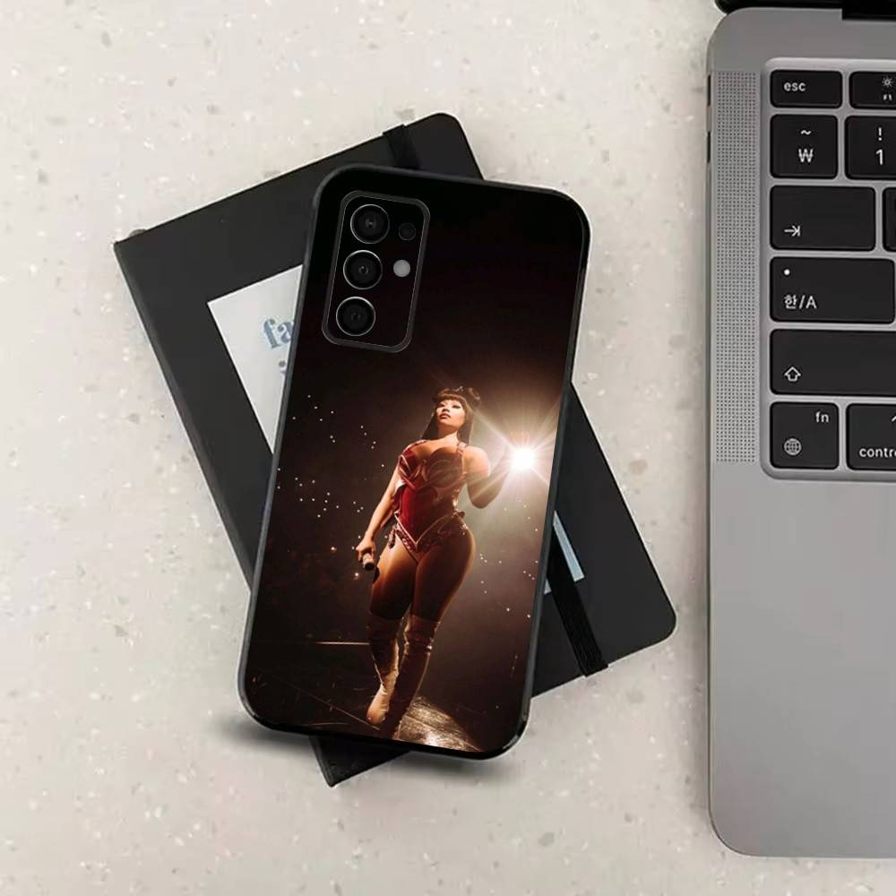 Чехол для телефона рэперши N-Nicki M-MINAJ для Samsung Galaxy A73,31,32,72,41,J7,8,9,53,52,71,22,Note Мягкий Черный Силиконовый Чехол