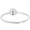 Silver Ring 'Bille' Silver (rhodium) - 5 Mm