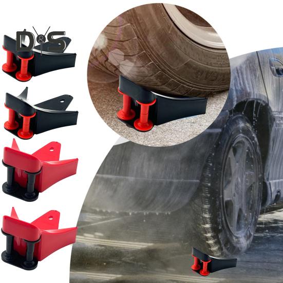 Портативный клин для шин с вращающимися на 360 градусов двойными колоннами, направляющее устройство для мойки автомобилей, универсальное направляющее устройство для шланга, упор для шин, детализация автомобиля