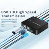 HDTV KVM Переключатель 2 входа 1 выход 4K 60 Гц Общий доступ к USB-клавиатуре и мыши Селектор-переключатель 4K 60 Гц Для ПК Ноутбука Офиса
