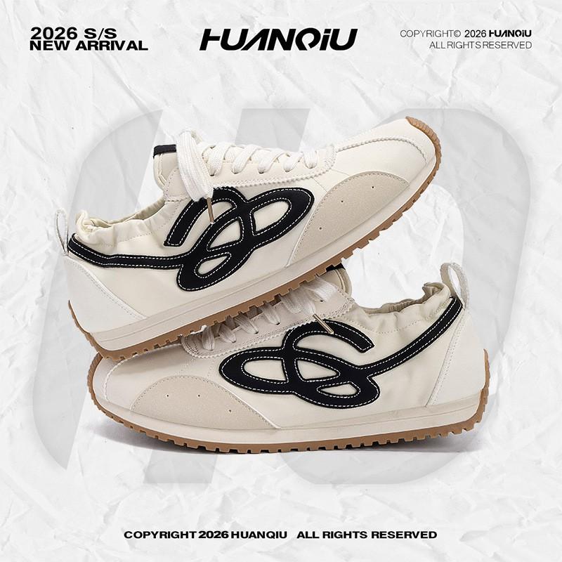 Kids Shoes Mens Thick Sole Casual Sneakers Lightweight Breathable Low-Top Shoes Daily Wear