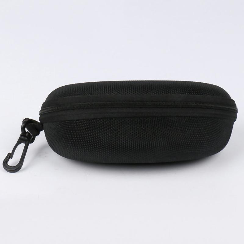 Portable Zipper Carabiner Sunglasses Protector Box Hard Eye Glasses Case Travel Pack Glasses Case Eyewear Accessories With Hook