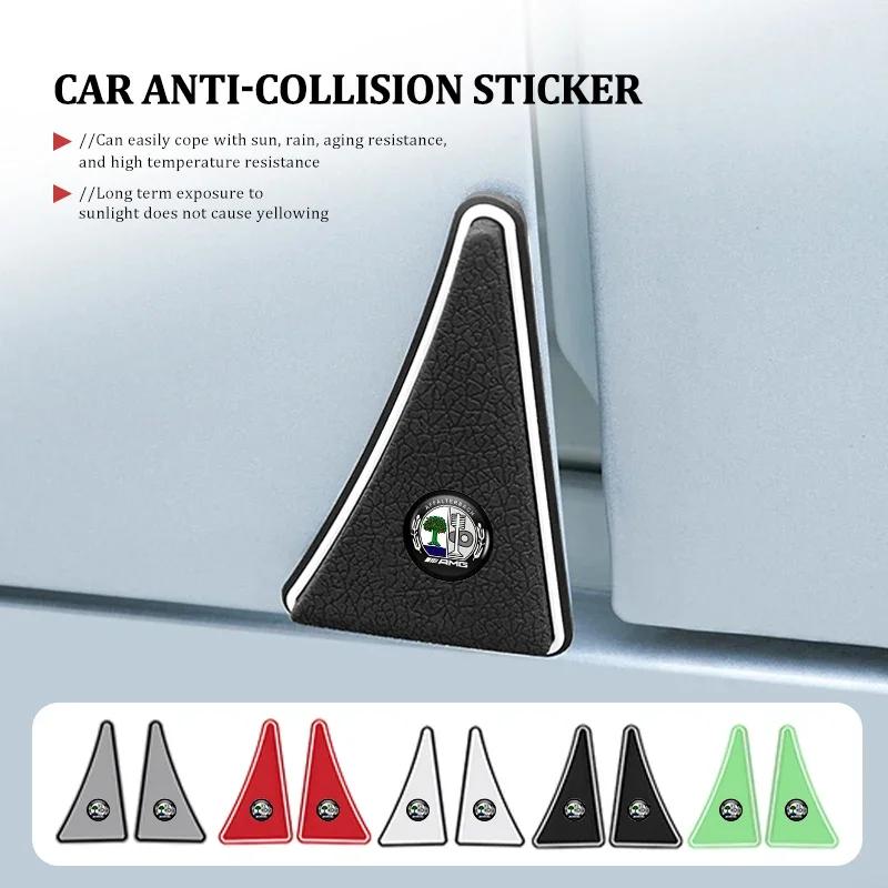 2pcs Car Door Corner Cover Anti Collision Bumper Sticker For Mercedes Benz AMG A B C E S G Class A180 CLK CLA GLE GLC W212 C200