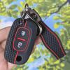 Honeycomb Anti-slip 2 Button Flip Silicone Key Cover With Keychain For Renault Clio Megane Modus Kangoo Lada 2017 Remote Key Fob