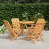 VidaXL 5-Piece Garden Dining Set, Dining Set with Table and Chair, Lounge Set, Patio Furniture, 3155028
