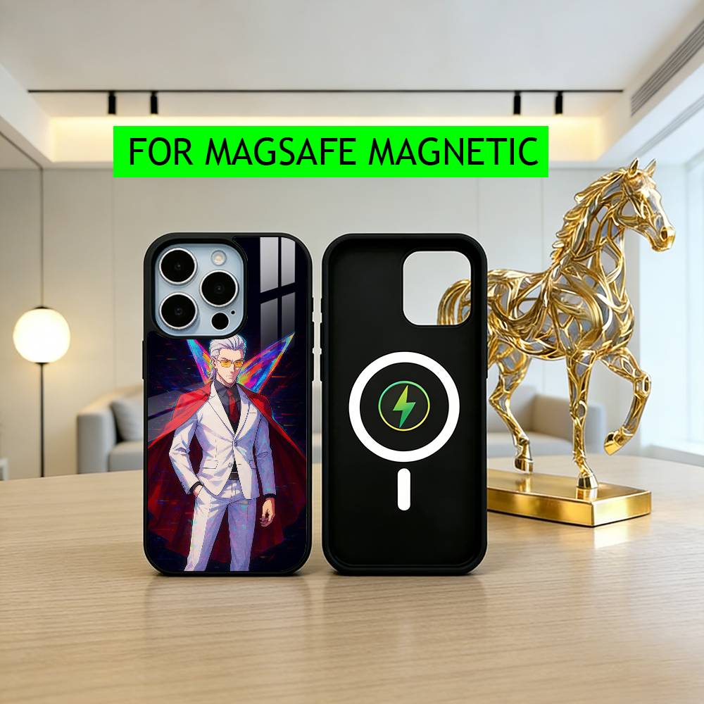 КРУТОЙ МУЖЧИНА Чехол для телефона T-to B-be H-hero X-es Для iPhone17,16,15,14,13,12,11 Plus,Pro Магнитный с Magsafe Беспроводная зарядка
