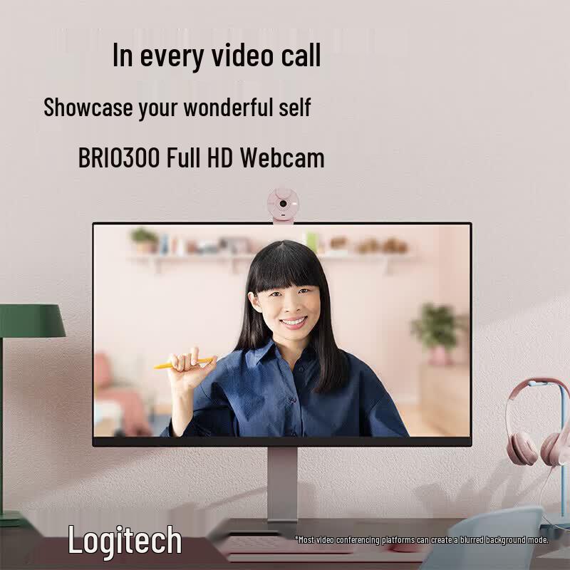 Logitech Brio 300 Full HD Webcam