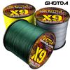 Fishing Line 9 Braided Multifilament Wire PE 500M Thread Sea Carp 9X Cord Smooth Lure Spinning Threads