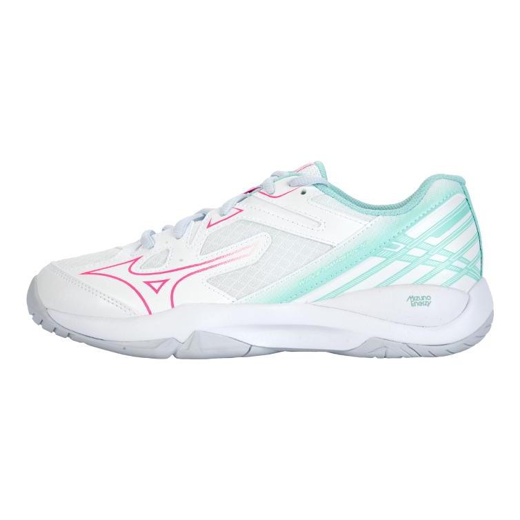 Mizuno WAVE SMASH CN Бульбуль Износостойкие Дышащие Нескользящие Низкие Бадминтонные Кроссовки Унисекс Молодежные Белые 71GA253003