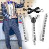 Mens Suspenders Bowtie Set Adjustable Brace Elastic Band Pants Shoulder Straps for Dance