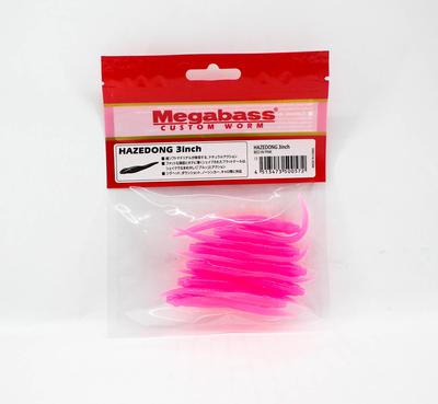 Megabass Мягкая приманка Hazedong 3 дюйма, розового цвета (0572)