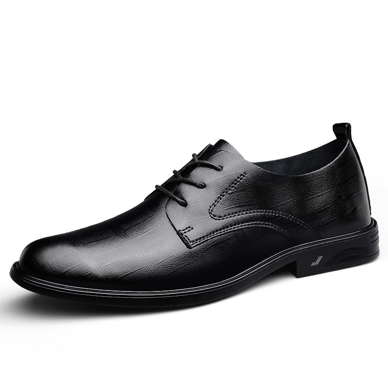 Fashion New Trendy Men's Oxford Shoes Classic Male Casual Shoes Non-Slip Formal Dress Footwear Lace-Up Man Business Derby Shoes Sneakers