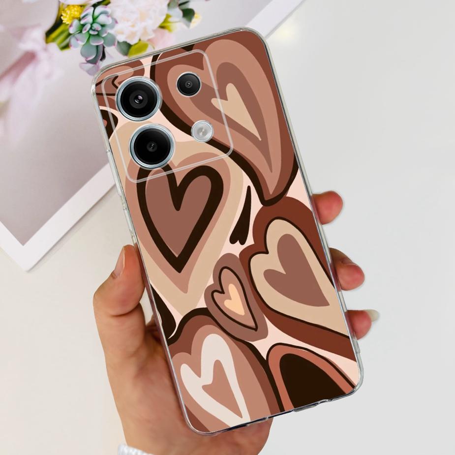 For Xiaomi Poco X6 Pro 5G Case New Fashion Painted Cover Clear Silicone Soft TPU Phone Case For Xiaomi Poco X6 Pro PocoX6 Bumper