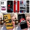 Японский чехол для спортивного автомобиля JDM для OnePlus Nord 2 2T CE N10 N20 N300 OnePlus 9 Pro 10 Pro 8T 9R 9RT 10T Ace Cover