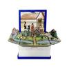Брелок-брелок 3D Pop-Up Puzzle Book с сценой крепости для снятия стресса и в качестве креативного подарка