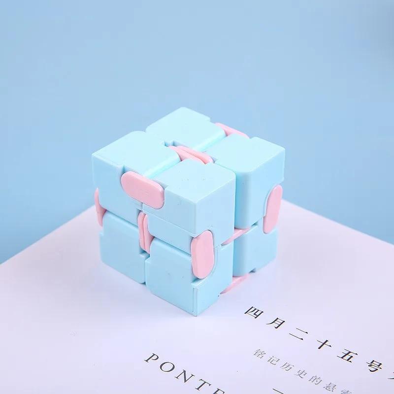 1 шт. Кубик-антистресс Игрушка Куб-бесконечность Снять стресс Игрушка-фиджет Антистресс Товары от тревоги Головоломка Игрушка-спиннер для взрослых Детей