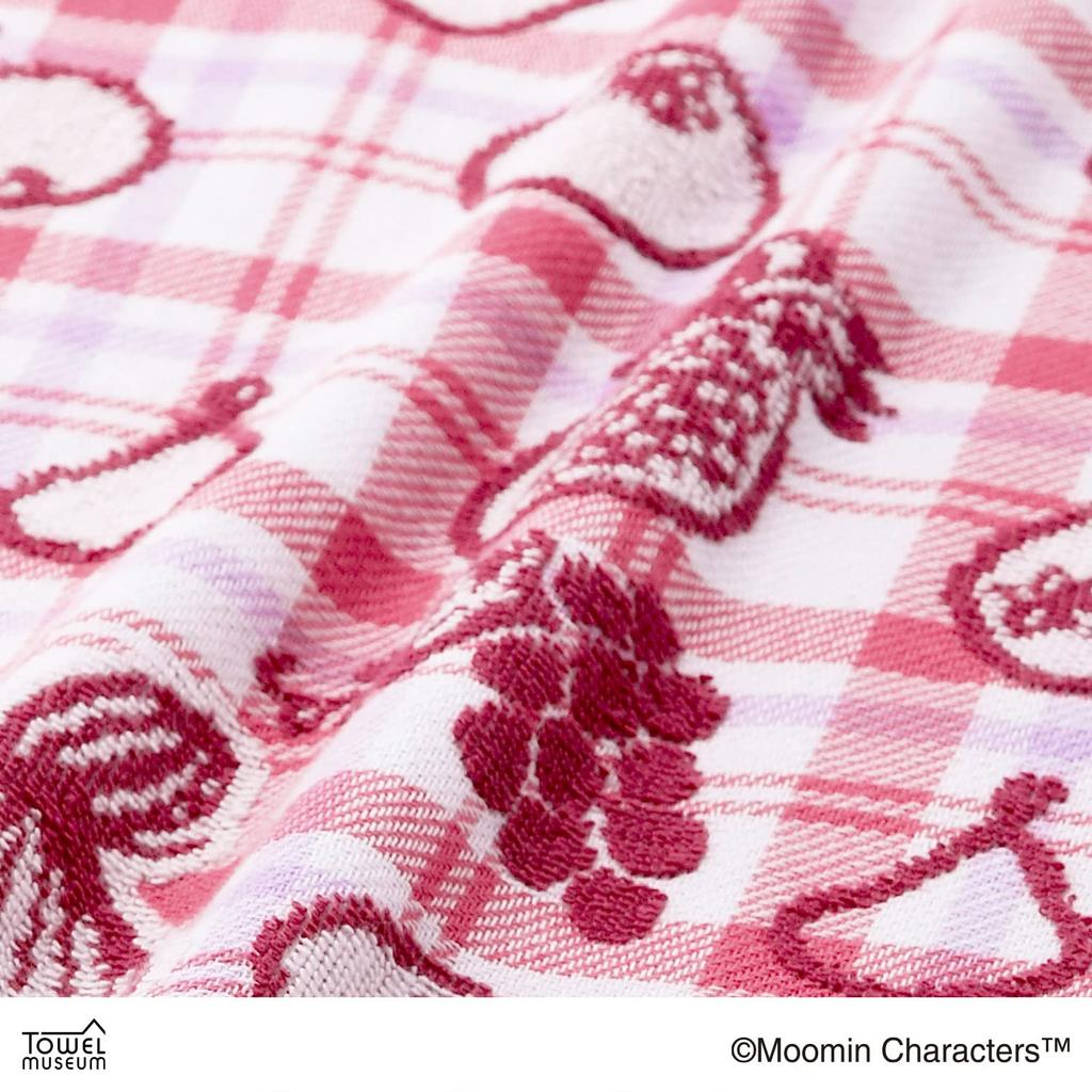 Муми-тролль Клетчатый Фруктовый Маленькая Мю Ланч Пушистый В23 х Ш33 х Сумка, Розовый, Хлопок, 47-8317300, Прибл.. Д11,5см