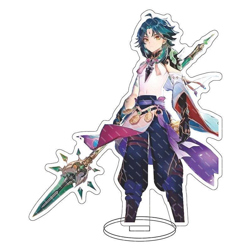 Изысканная акриловая подставка для фигурки Genshin Impact Барбатос Кэ Цин Барбара для демонстрации и декора