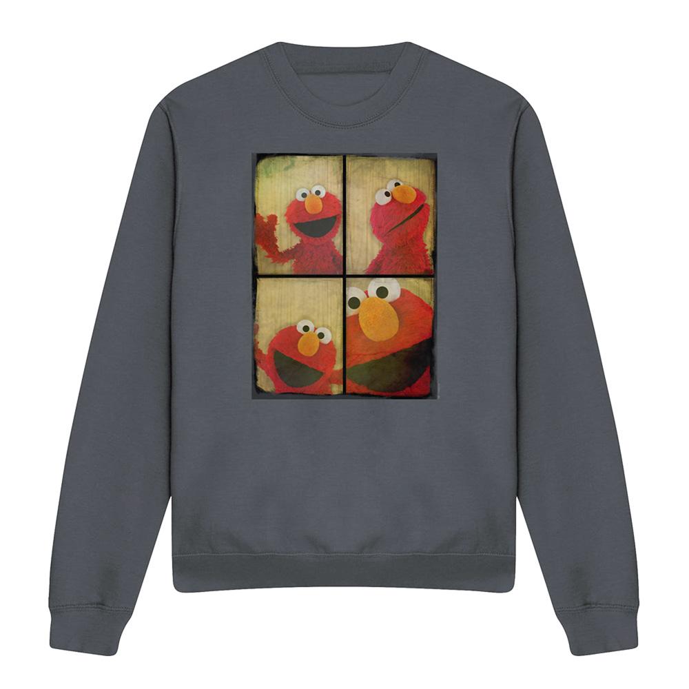 Sesame Street Unisex Adult Elmo Photobooth Sweatshirt