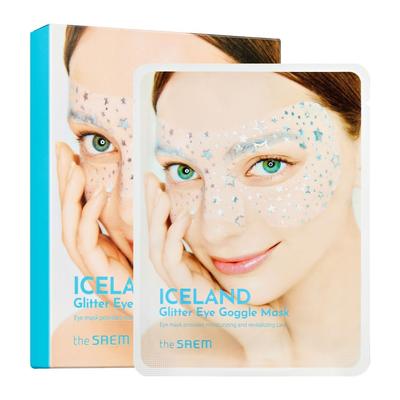 The Saem Skin Iceland Маска для глаз с глиттером