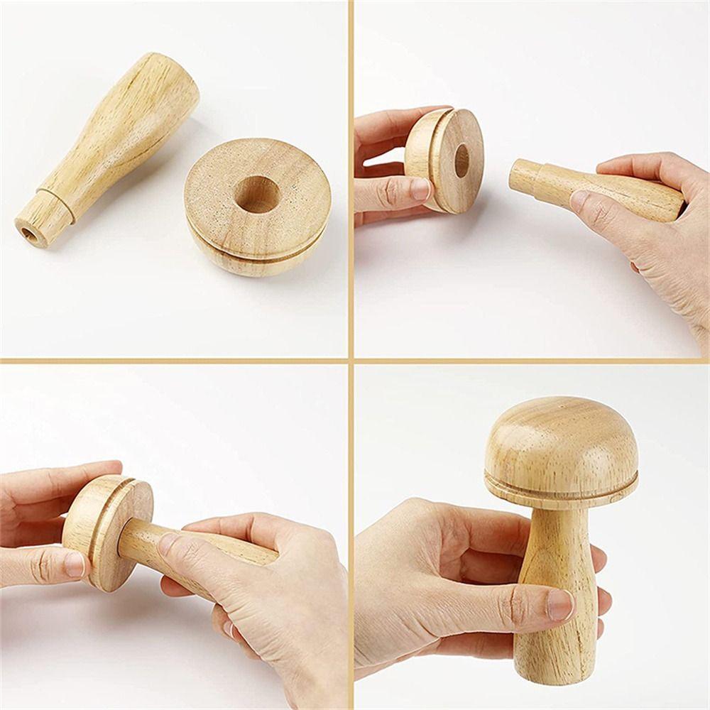 Инструмент Игольница DIY Носки Швейные принадлежности Деревянный инструмент для штопки Штопка Грибной инструмент для заплаток