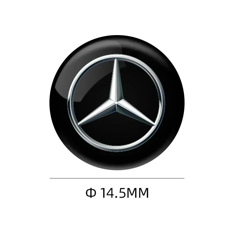 UKY5 Car Door Lock Keyhole Protection Stickers Emblem For Mercedes Benz W166 W212 W213 W246 W176 W205 C180 W167 A B C E Class GLE GLK