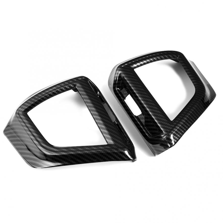 2 шт., передняя крышка для салона автомобиля, накладка на вентиляционное отверстие, рамка, подходит для автомобилей Subaru Forester SK, материал ABS