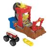Hot Wheels Monster Truck Fire Crash Challenge [Mini Car Playset] Comes with 1 Monster Truck [4 Years Old and Up] HNB90