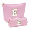 2 шт. косметички для хранения, косметичка с заглавными буквами, застежка-молния, водонепроницаемая, большая емкость, органайзер для косметики