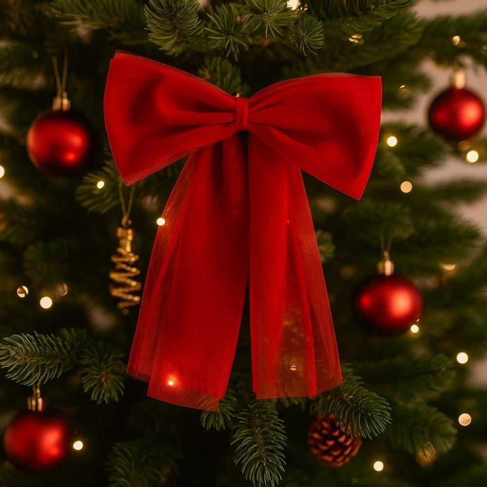 Декоративные бантики Изысканные подвесные украшения-бантики Подвеска для рождественских елок Новый год