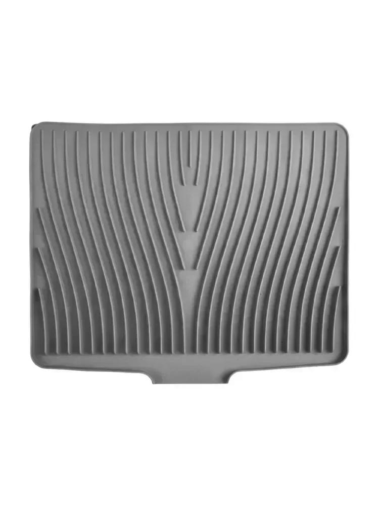 Efficient Water Drainage Mat Heat Resistant Mat Drying Mat For Dishes Silicone Drying Pad Functional Kitchen Tool