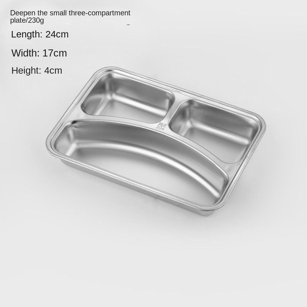 Thickened Fast Food Plate Stackable Lunch Container Tray Rectangular Breakfast Plate  Restaurant