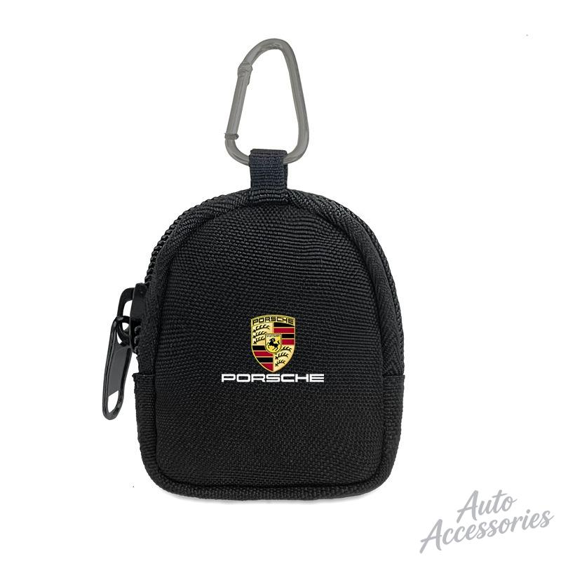 Кошелек для ключей автомобиля, кредитных карт, документов, мини-сумка для ключей для Porsche Panamera Spyder Carrera Boxster Cayman Cayenne 911 970 991 Наклейка sedn90