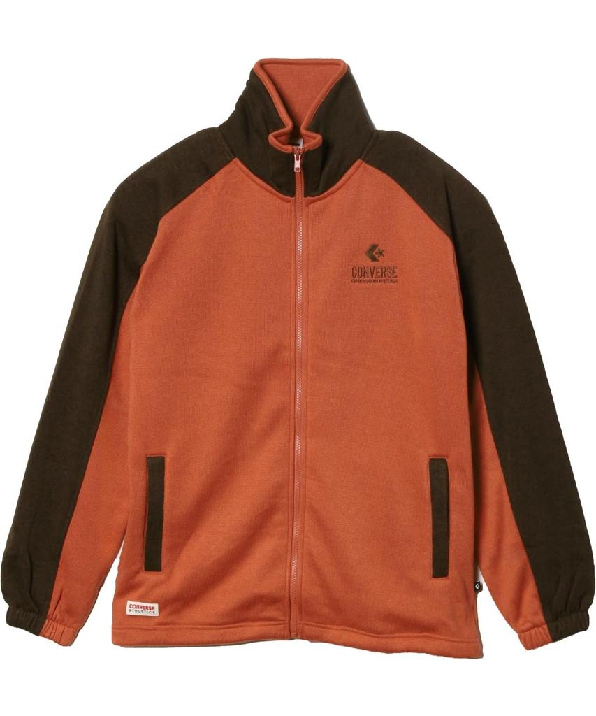 Мужская флисовая куртка Converse CV Knit Drab Orange/Brown Размер M