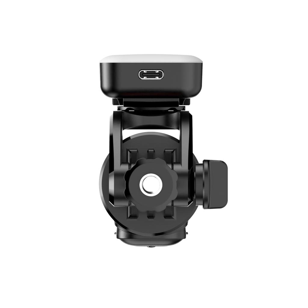 Selfie Stick WC13YDS Telescopic Tripod 4.3ft with Dual Light & Phone Holder - Black