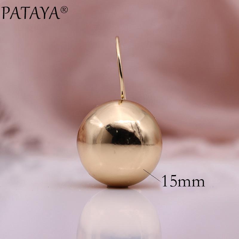 Сережки со сферическим дизайном от PATAYA