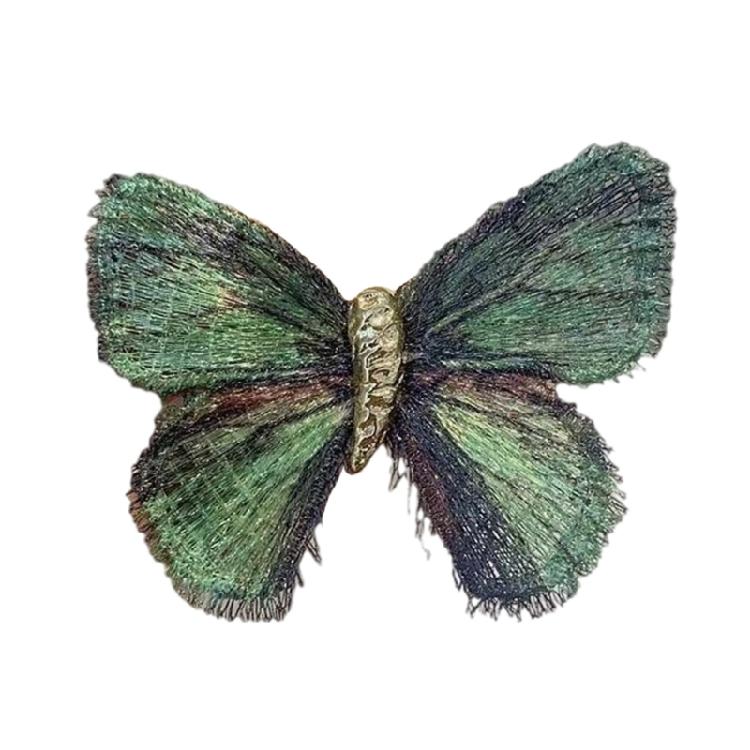 Стильная вышитая брошь-бабочка Женская одежда Декор Булавка для шарфа Аксессуар Украшение для костюмов и шарфов