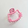 Kawaii Pink Clip Collection Cute Child Gilr Shape Hairpins  Hair Accessories Gift