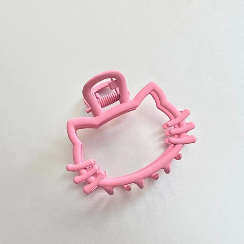 Kawaii Pink Clip Collection Cute Child Gilr Shape Hairpins Hair Accessories Gift
