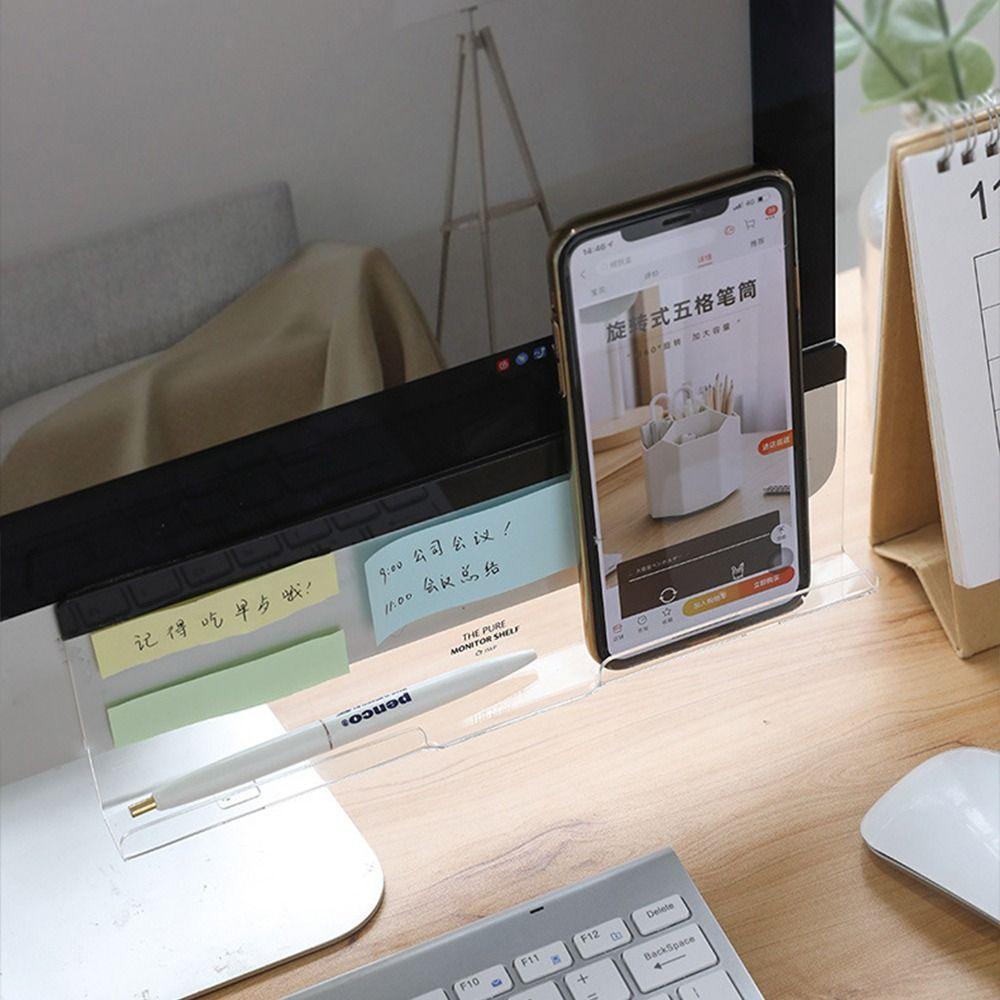 Desk Organizer Desk Side Storage Rack Multifunctional Notes Board Message Board  Mobile Phone