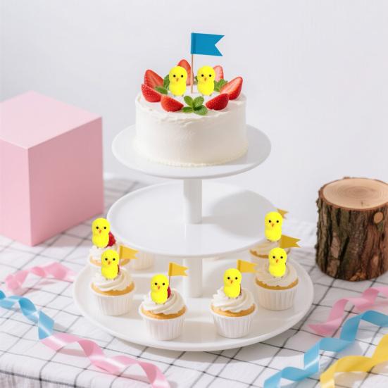 Мини-цыплята на Пасху, пушистые, 1,18 дюйма, мягкие плюшевые фигурки цыплят, милые маленькие желтые цыплята из синели для пасхальной вечеринки
