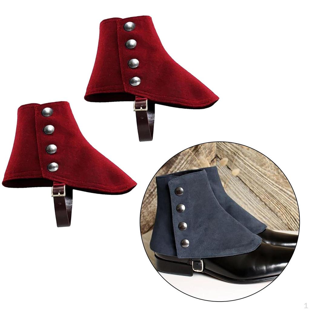 Гангстерские гетры на день рождения в винтажном стиле 1920-х годов, средневековые пиратские бахилы