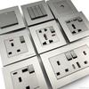 Universal 18W Type-C Quick charge Double Power Outlet,220V Electrical Wall Light 2way Switch UK 13A Wall Double USB Plug Socket