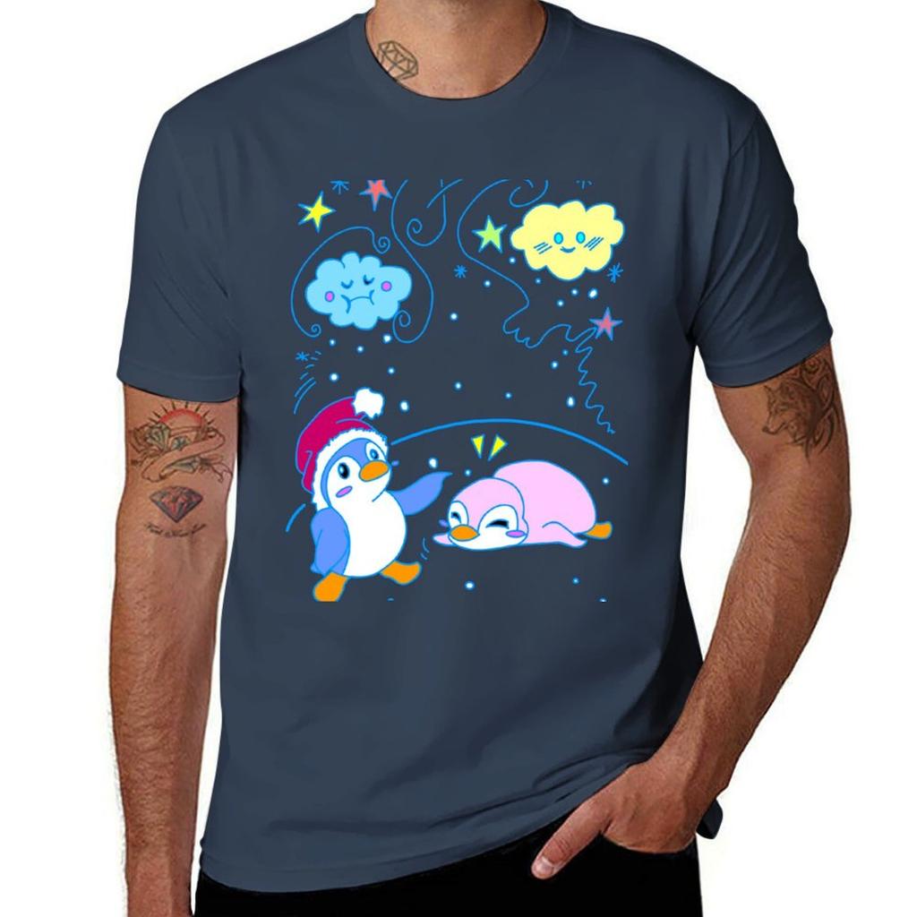 Penguin Kawaii Tshirt Lightweight Cooling Short Sleeve Tee