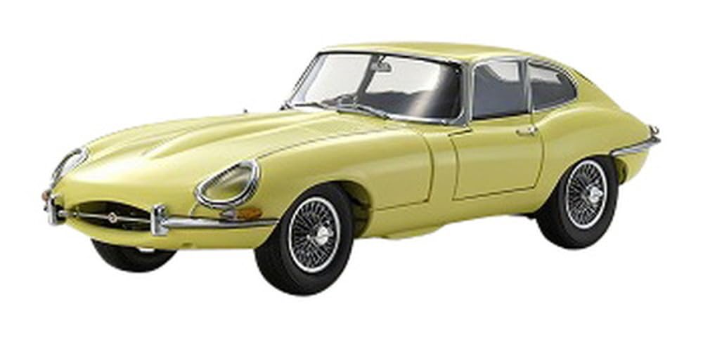 Kyosho Original 1/18 Jaguar E-Type Pale Primrose Light Yellow Finished Product