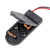 5pcs Hold 2x CR2032 Button Coin Cell Battery Holder Case Storage Case 6V Wire Lead