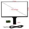 10.1/11.6/13.3/14/15.6 Inch Universal DIY Multi-touch Capacitive Digitizer Touch Screen Panel Glass With USB Driver Board Converter