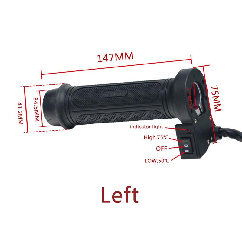 LMoDri 1 пара мотоциклетных горячих ручек для мотоцикла, квадроцикла, ручная электрическая ручка с подогревом, 7/8 "22 мм, ручка, грелка для рук, 12 В